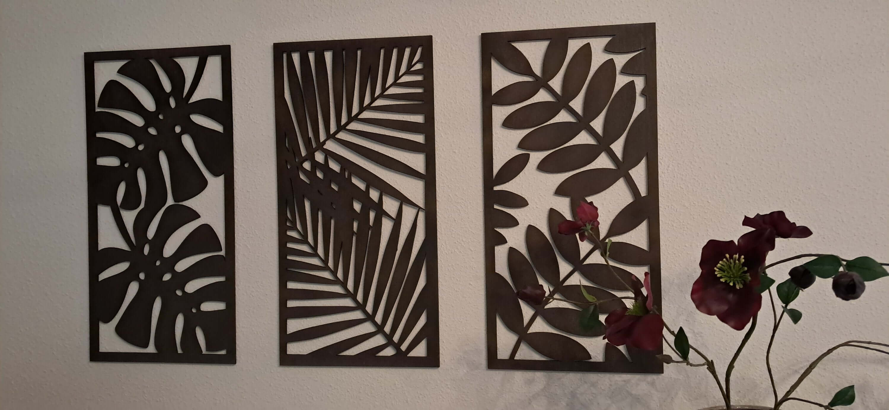 Tropische Drie Luik Wanddecoratie