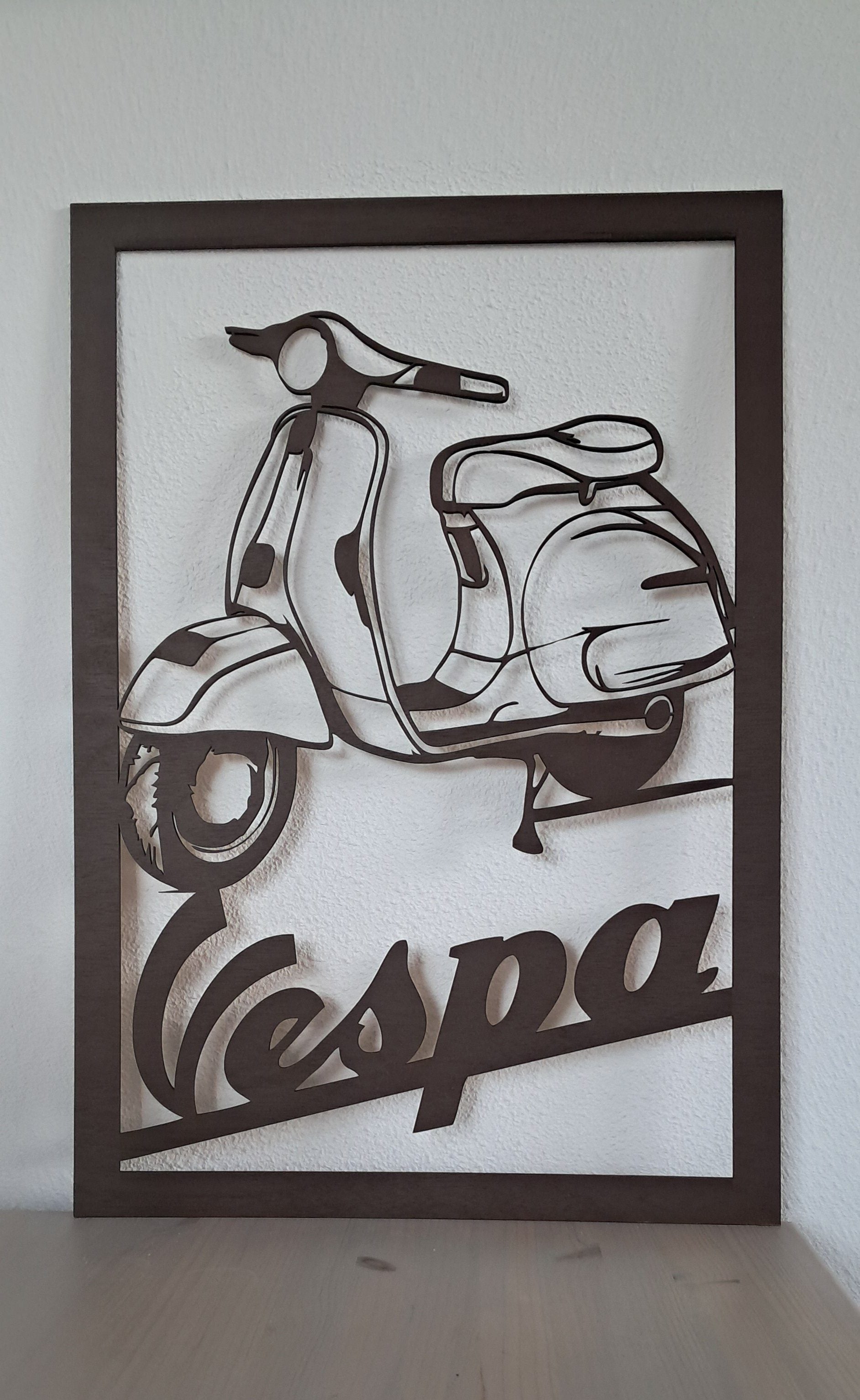 Vespa Decoratie Paneel
