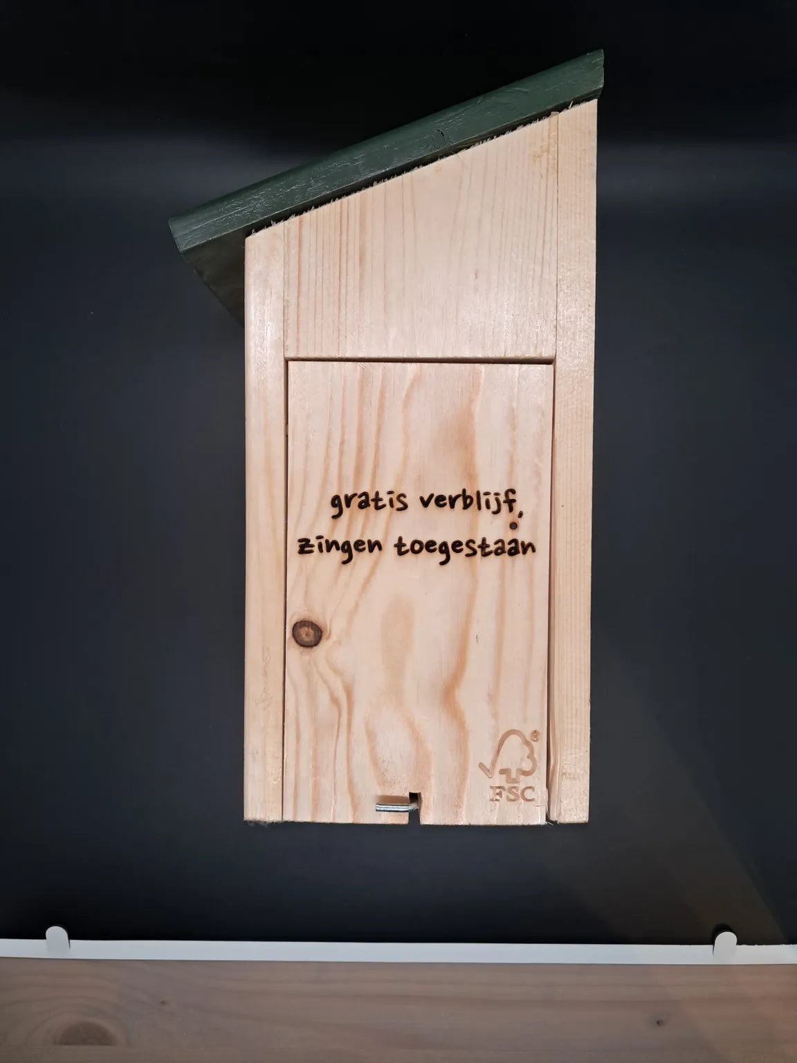 Vogelhuisje met Geinige Koolmees