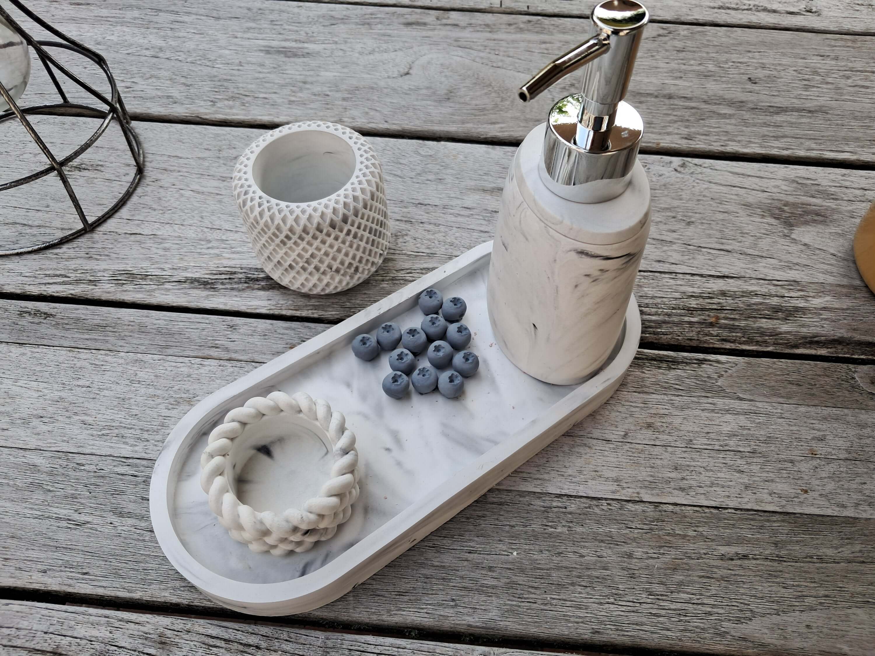 Jesmonite Badkamerset Deluxe