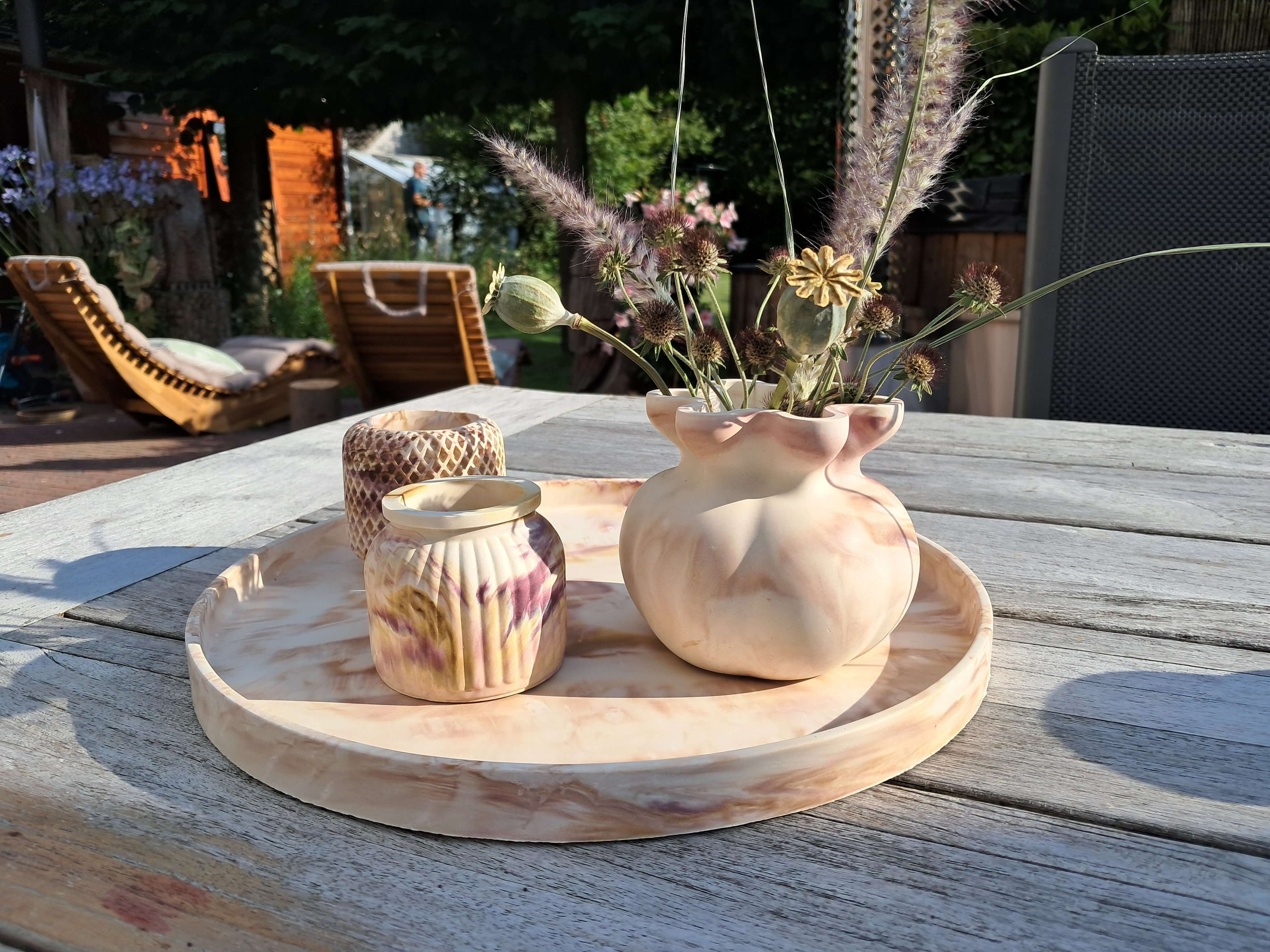 Decoratieve set Jesmonite