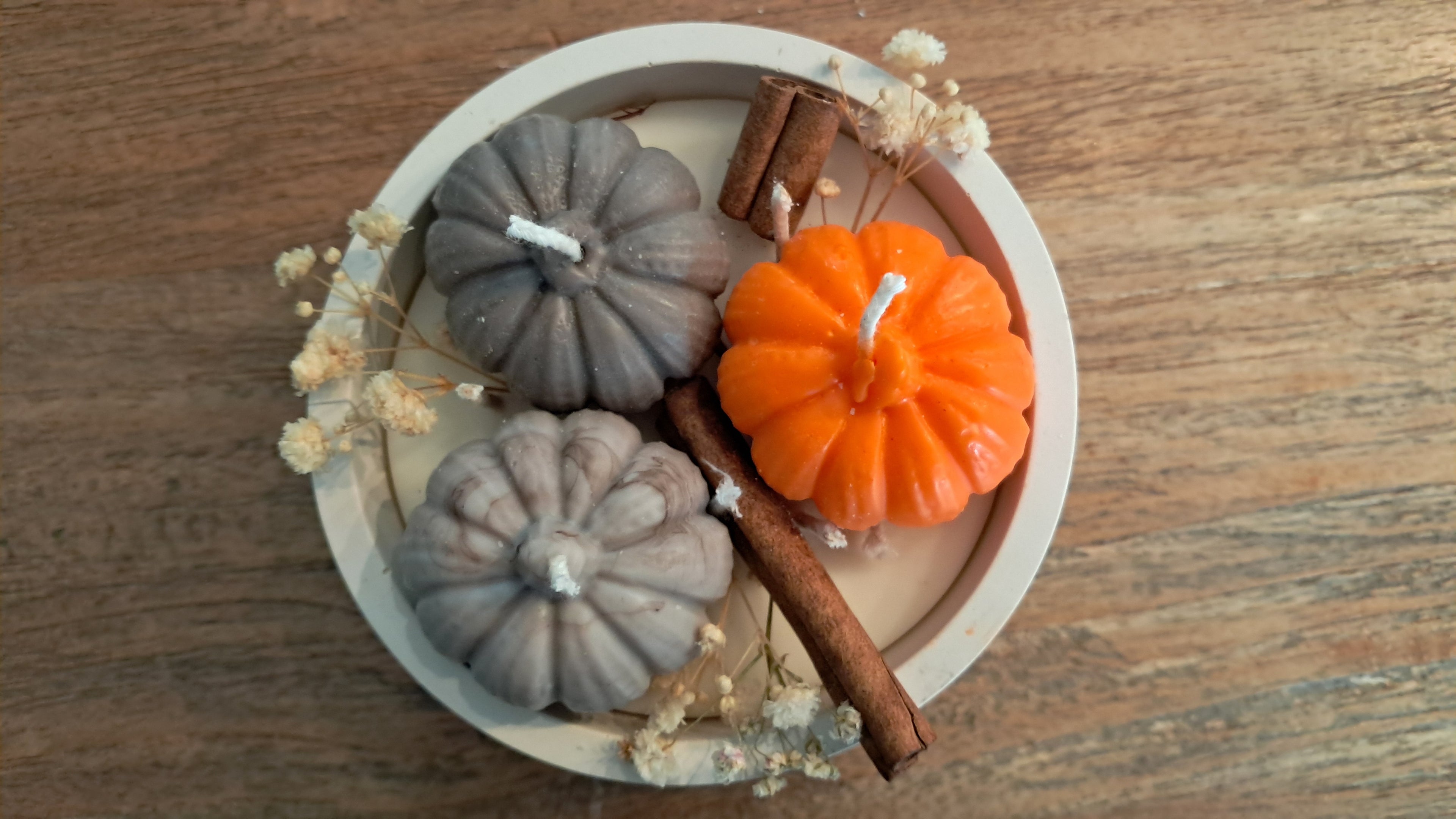 Pompoenen in een Potje