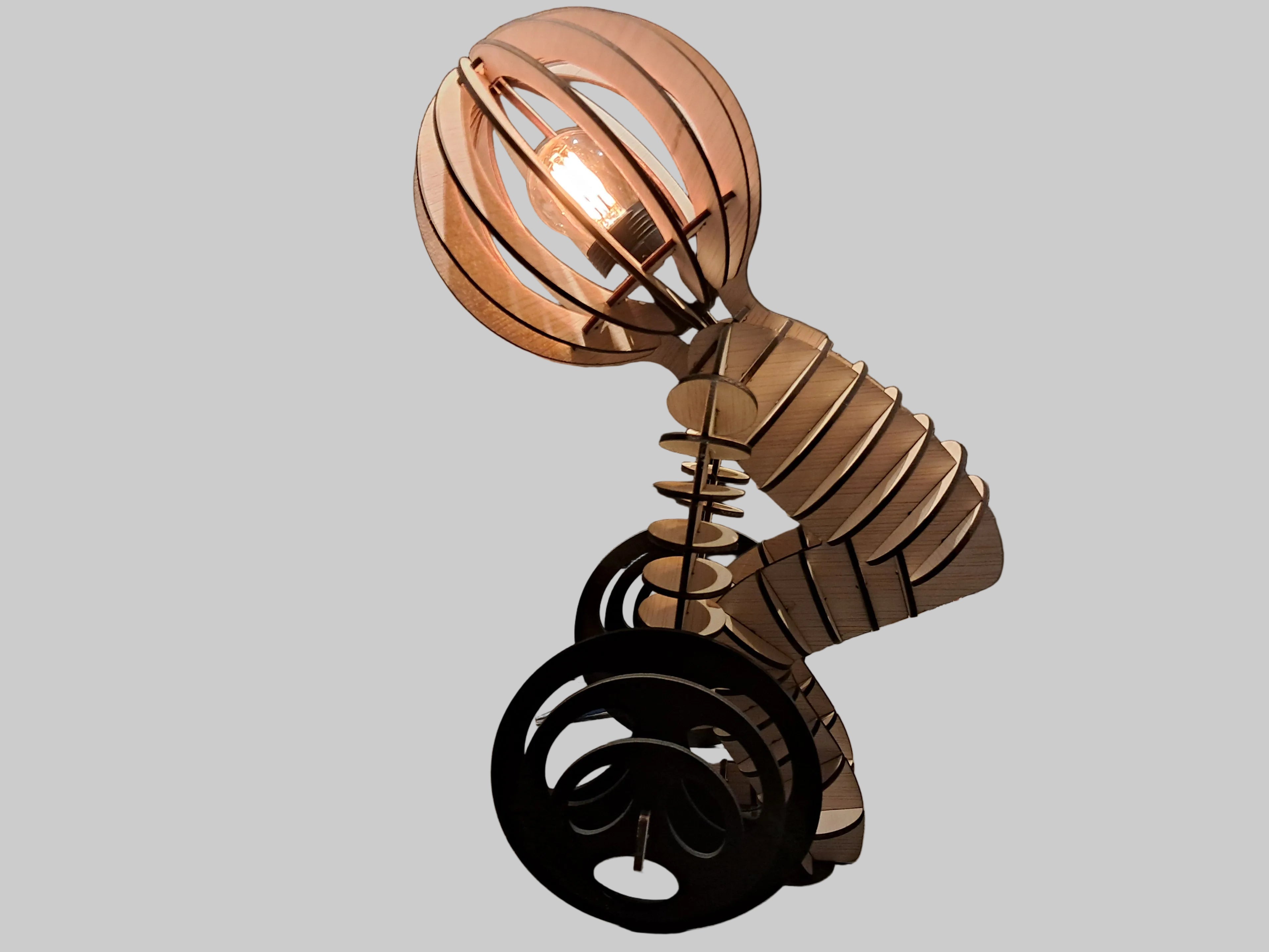 Tafellamp gewichtheffer