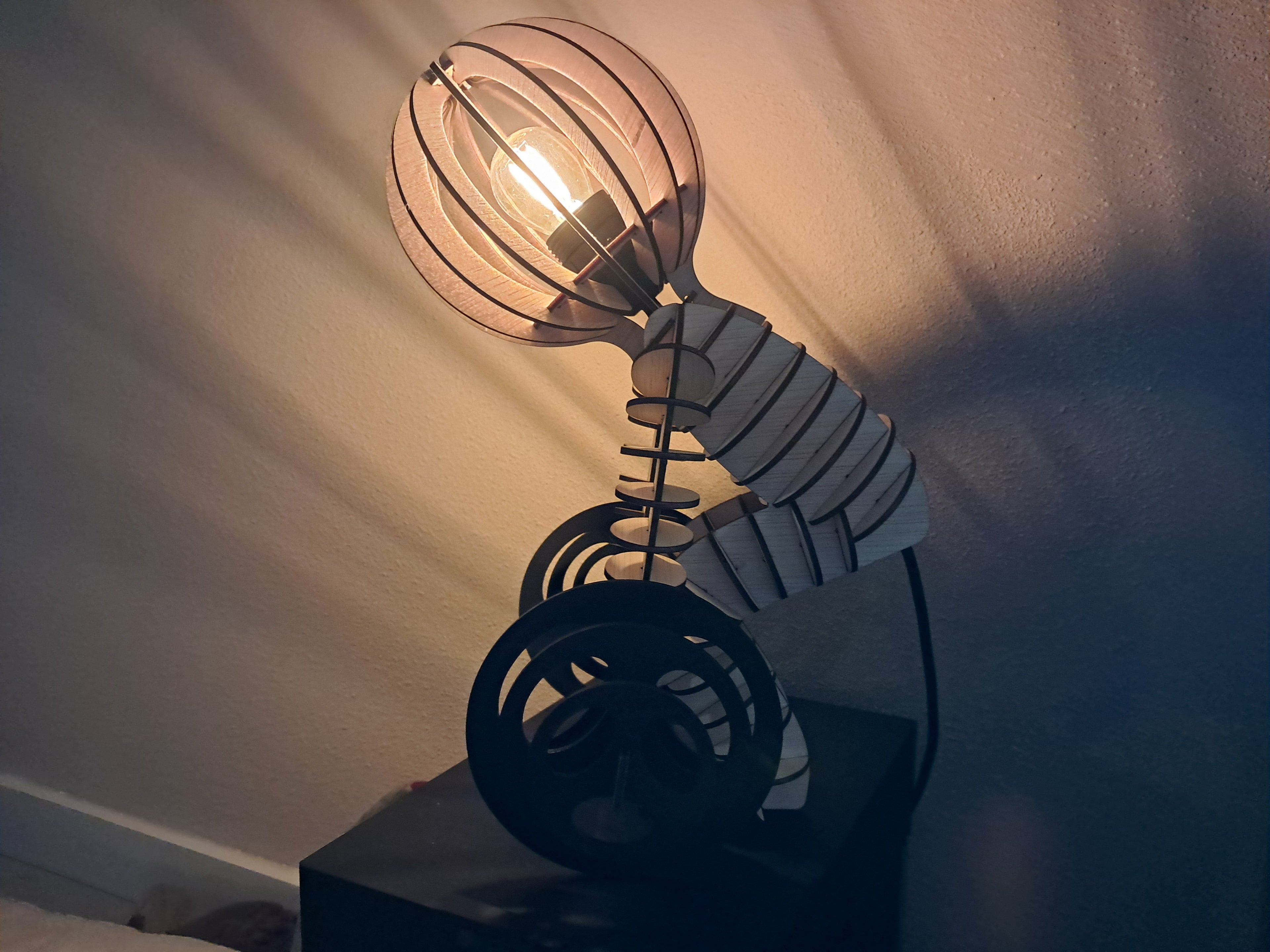 Tafellamp gewichtheffer