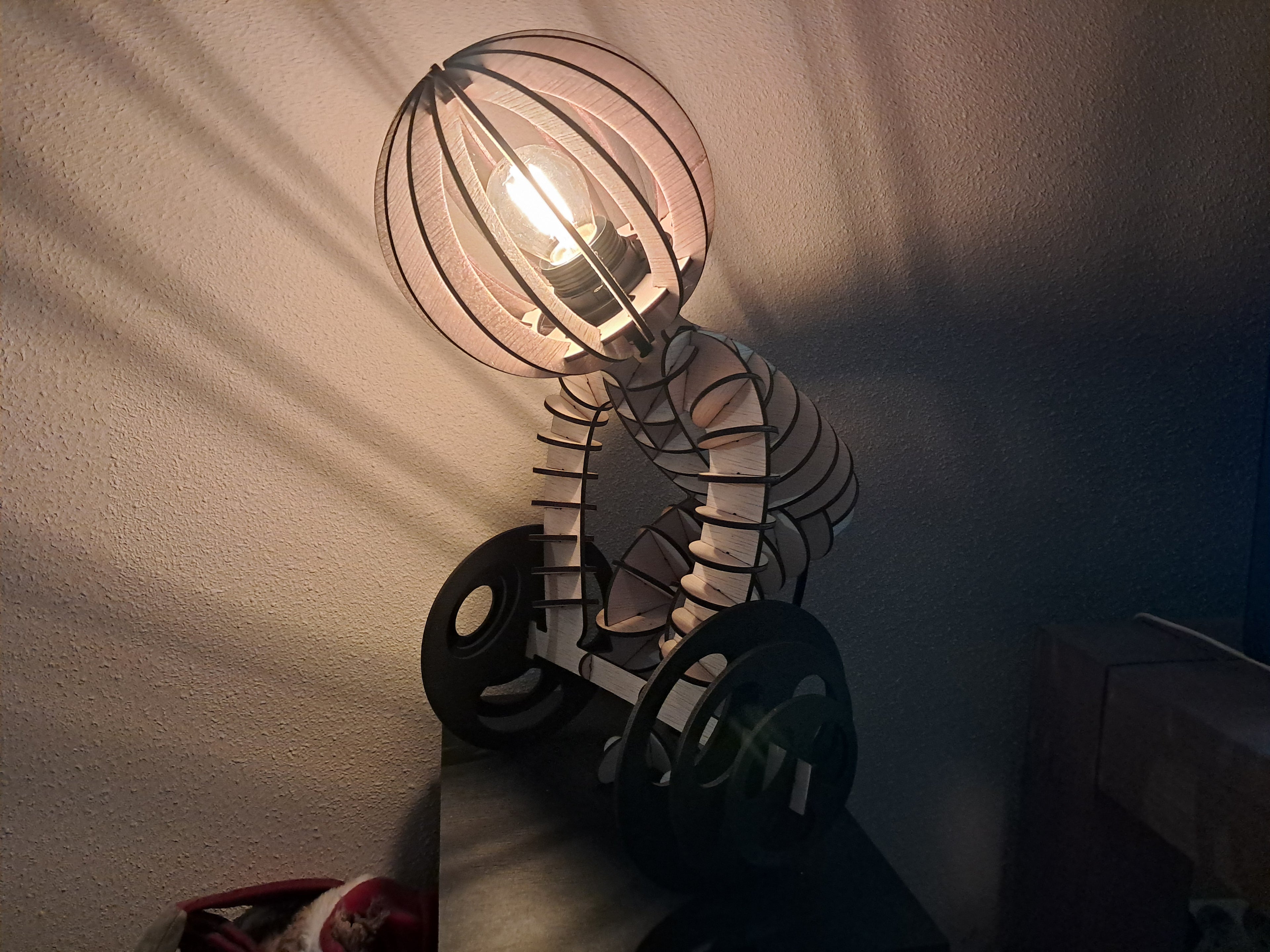 Tafellamp gewichtheffer