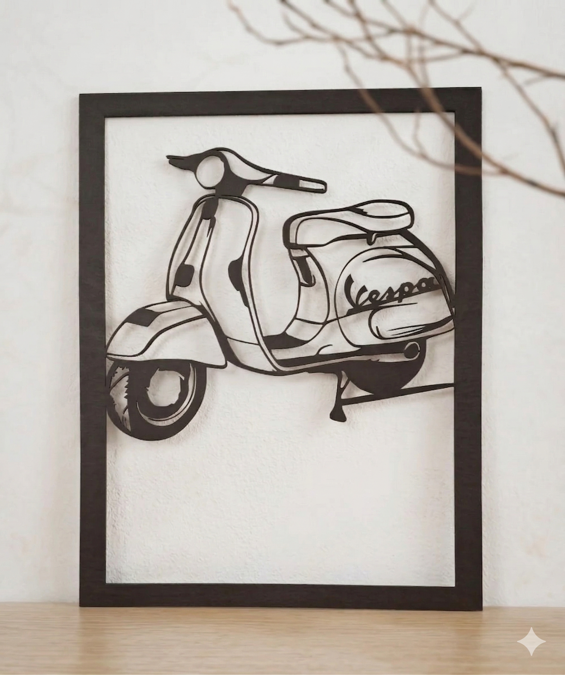 Vespa Decoratie Paneel