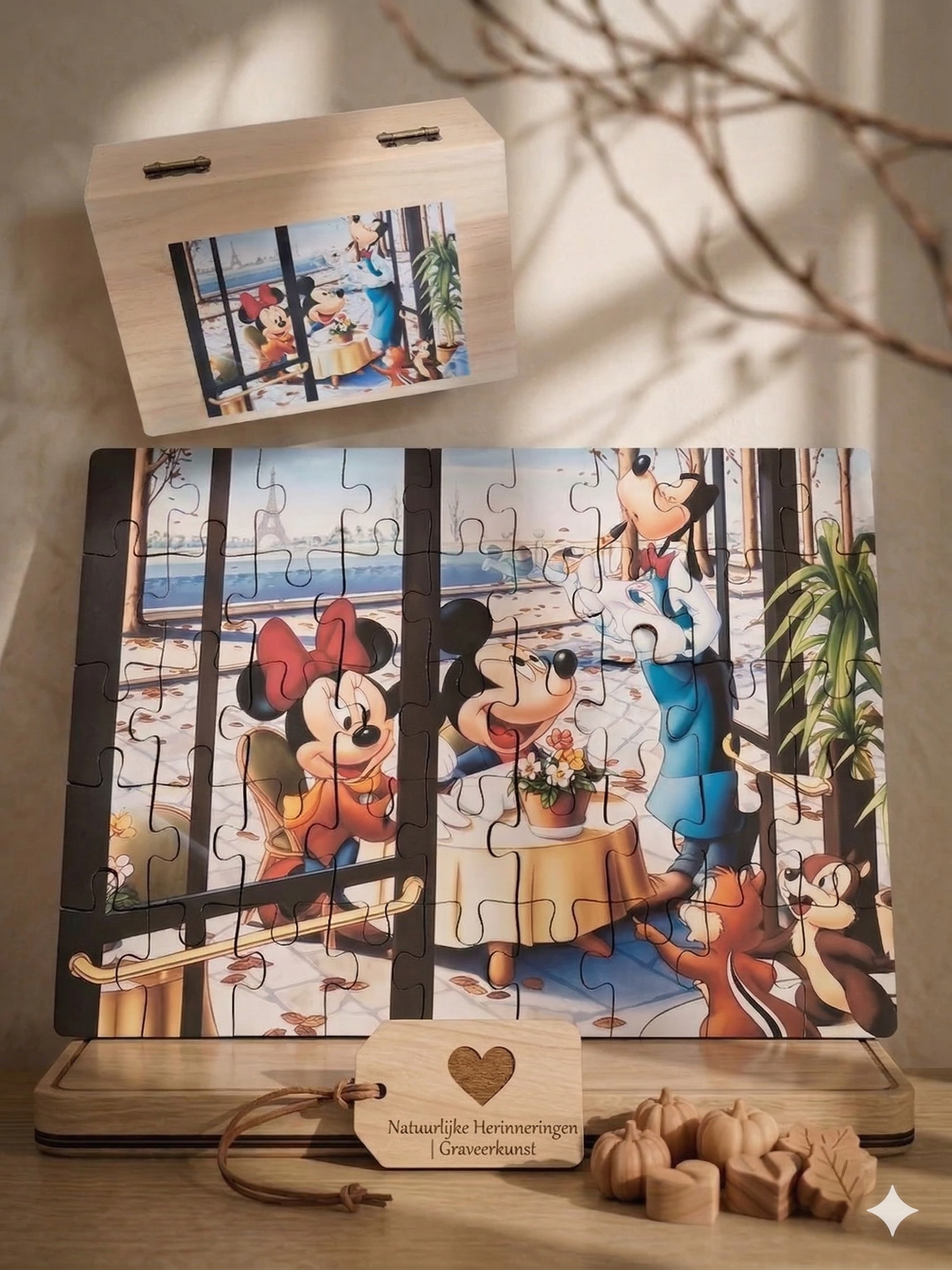 puzzel gepersonaliseerd hout